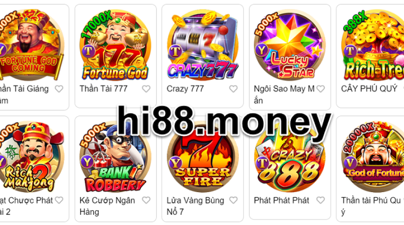 Đắm Chìm Trong Sự Hấp Dẫn Và Thử Thách Bộ Trò Chơi Casino Thịnh Hành tại Hi88