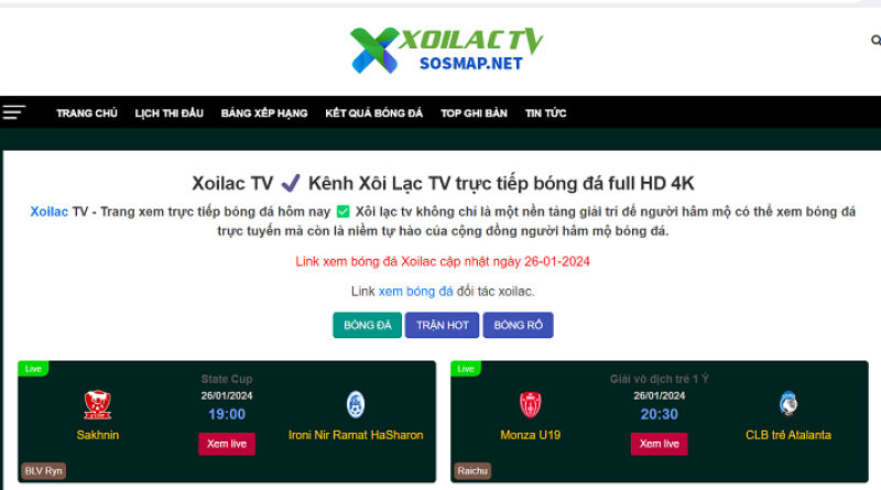 Xoilac TV – Trải nghiệm xem bóng đá chất lượng hàng đầu